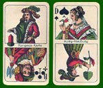 German-French mix Skat cards 2